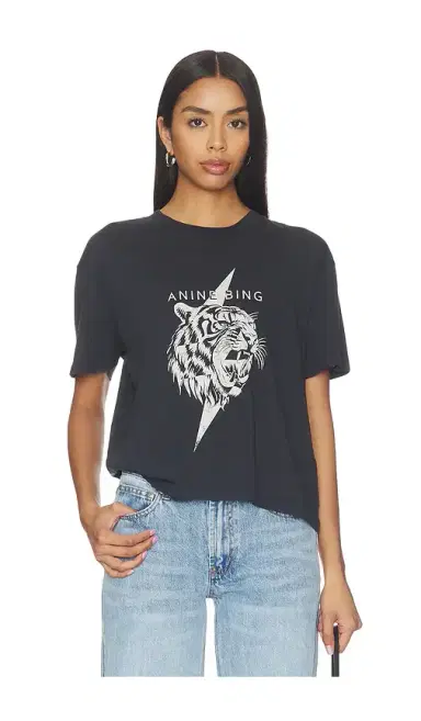Anine Bing Walker Tiger Tee | Thumbnail 1 Anine Bing Walker Tiger Tee | Thumbnail 1