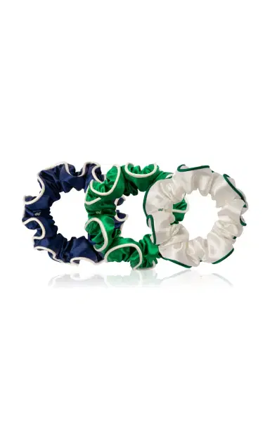 Slip Set-of-Three Large Silk Scrunchies | Thumbnail 3 Slip Set-of-Three Large Silk Scrunchies | Thumbnail 3