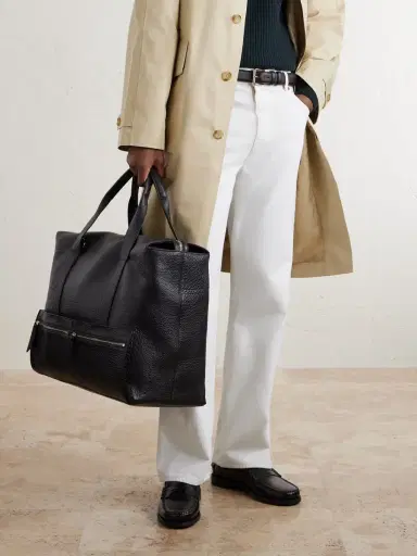 Métier Racer 53 Full-Grain Leather Tote Bag - Men | Thumbnail 2