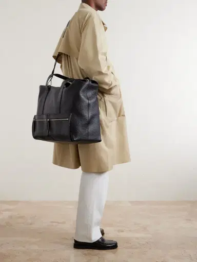 Métier Racer 53 Full-Grain Leather Tote Bag - Men | Thumbnail 3