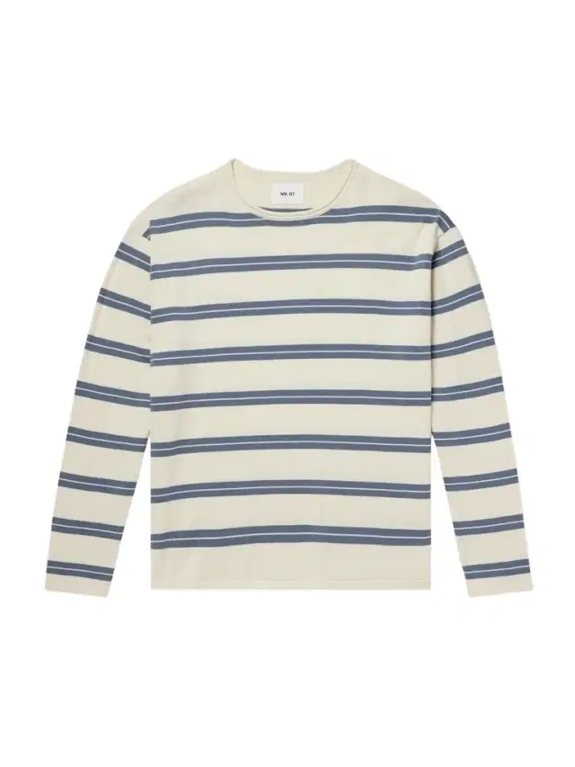 NN07 Sailor Crew 60019 Striped Organic Cotton-Jersey Sweater - Men
