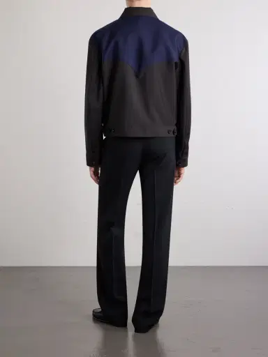 Versace Wool and Mohair-Blend Blouson Jacket - Men | Thumbnail 4