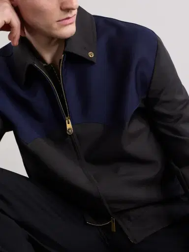 Versace Wool and Mohair-Blend Blouson Jacket - Men | Thumbnail 5