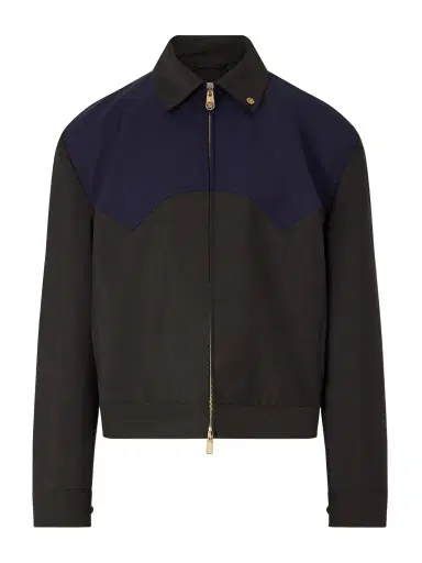 Versace Wool and Mohair-Blend Blouson Jacket - Men | Thumbnail 1