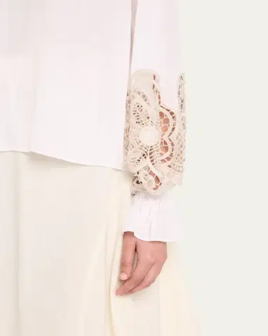 Ramy Brook Adelaide Cutout Embroidered Long-Sleeve Blouse | Thumbnail 5 Ramy Brook Adelaide Cutout Embroidered Long-Sleeve Blouse | Thumbnail 5