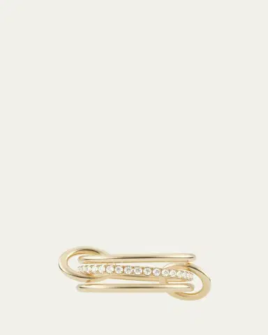Spinelli Kilcollin 18K Yellow Gold Sonny 3 Link Ring | Thumbnail 4