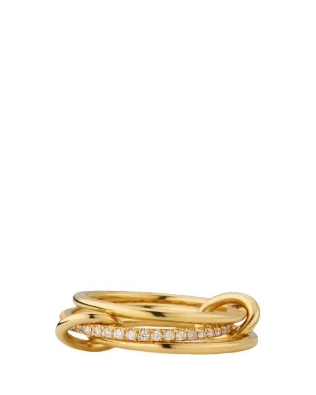 18K Yellow Gold Sonny 3 Link Ring