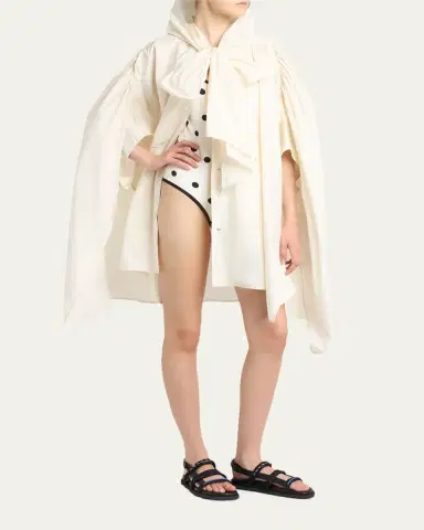 Moncler Lightweight Taffeta Cape | Thumbnail 2 Moncler Lightweight Taffeta Cape | Thumbnail 2