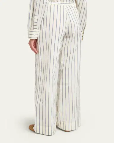 Moncler Stripe Pull-On Cotton Pants | Thumbnail 3 Moncler Stripe Pull-On Cotton Pants | Thumbnail 3