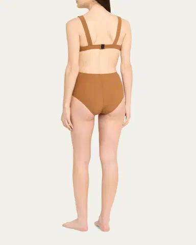 Lisa Marie Fernandez Magdalena High-Waist Two-Piece Swimsuit | Thumbnail 3 Lisa Marie Fernandez Magdalena High-Waist Two-Piece Swimsuit | Thumbnail 3