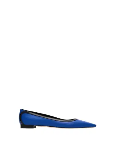 Manolo Blahnik Filotas Bicolor Leather Ballerina Flats | Thumbnail 1