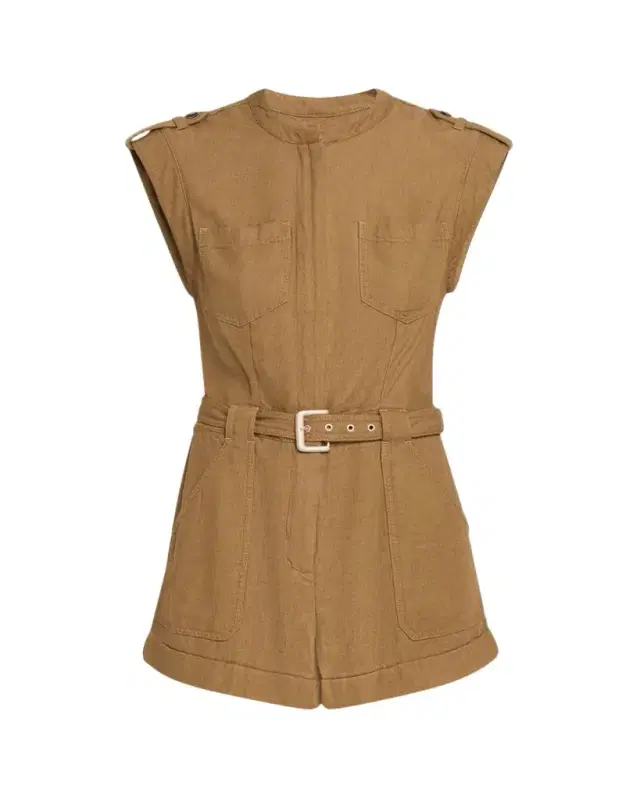 SIMKHAI Tinka Belted Romper