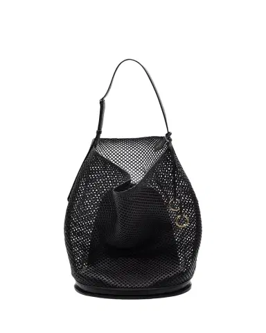 Alaïa Large Leather Net Hobo Bag | Thumbnail 1