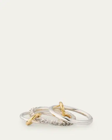 Spinelli Kilcollin Petunia 3-Band Stacked Ring with Diamonds | Thumbnail 3 Spinelli Kilcollin Petunia 3-Band Stacked Ring with Diamonds | Thumbnail 3