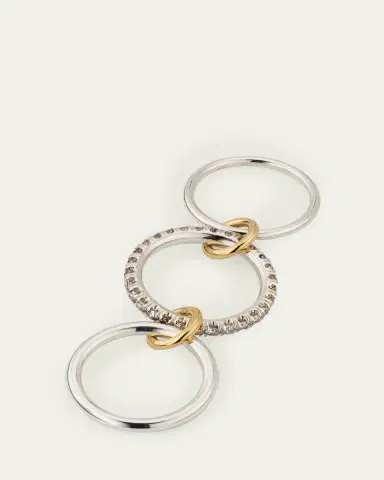 Spinelli Kilcollin Petunia 3-Band Stacked Ring with Diamonds | Thumbnail 4 Spinelli Kilcollin Petunia 3-Band Stacked Ring with Diamonds | Thumbnail 4