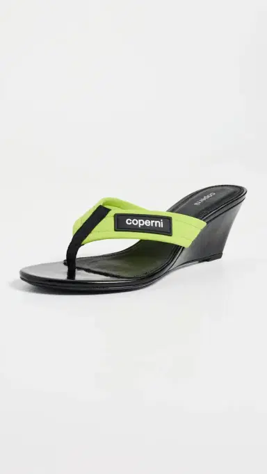 Coperni Wedge Sandals Green | Thumbnail 2 Coperni Wedge Sandals Green | Thumbnail 2