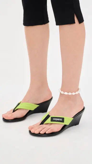 Coperni Wedge Sandals Green | Thumbnail 3 Coperni Wedge Sandals Green | Thumbnail 3