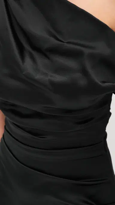Staud Phare Silk Dress Black 4 | Thumbnail 6