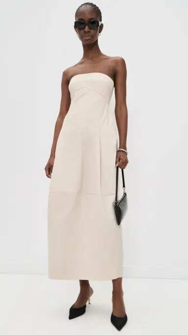 St. Agni Canvas Pleat Cocoon Dress Shell | Thumbnail 5 St. Agni Canvas Pleat Cocoon Dress Shell | Thumbnail 5