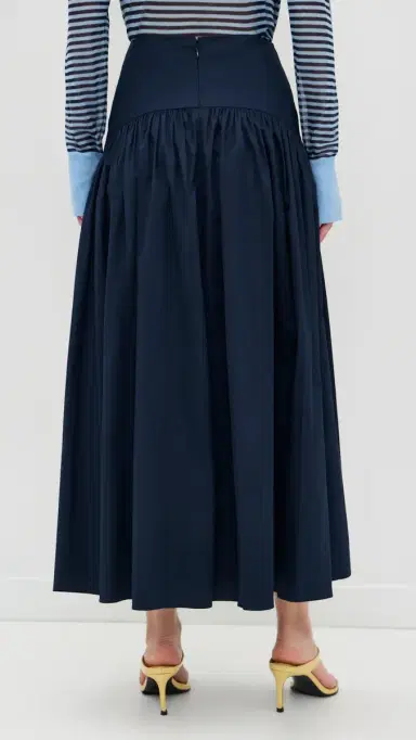 Staud Procida Skirt Navy 6 | Thumbnail 3 Staud Procida Skirt Navy 6 | Thumbnail 3