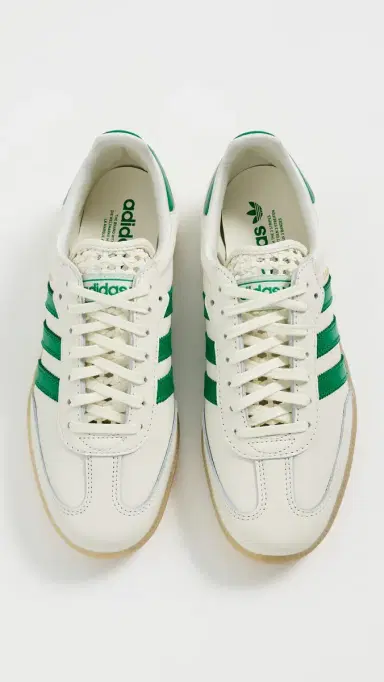 Adidas Samba OG Sneakers Off White/Green/Gold Met 5 | Thumbnail 5 Adidas Samba OG Sneakers Off White/Green/Gold Met 5 | Thumbnail 5