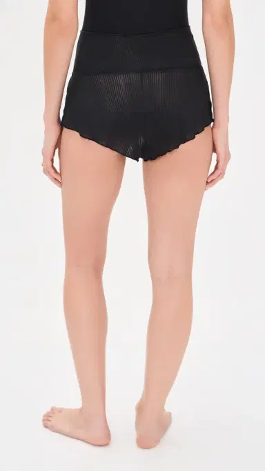 Negative Whipped Mini Shorts Black | Thumbnail 3
