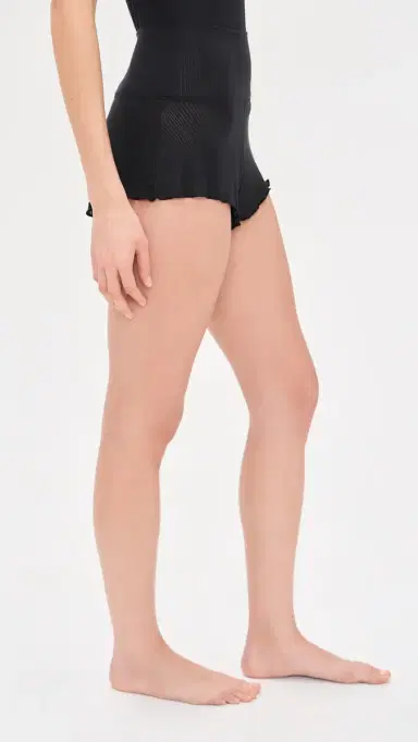 Negative Whipped Mini Shorts Black | Thumbnail 4