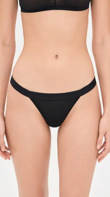 Negative ieve Thong Black | Thumbnail 2