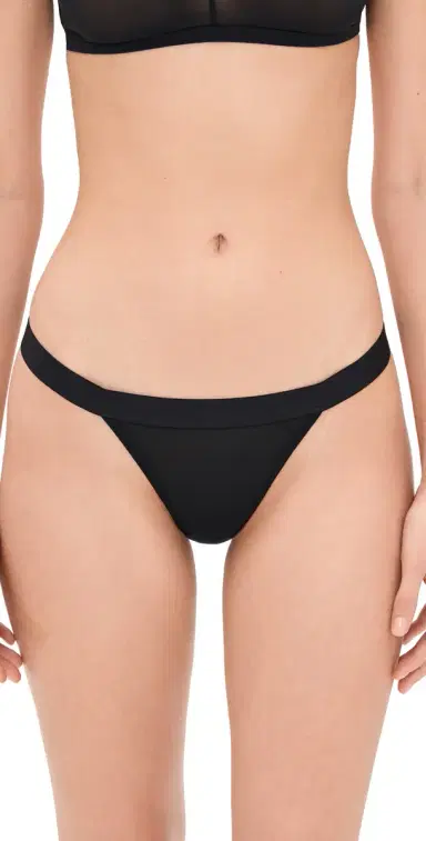 Negative ieve Thong Black | Thumbnail 1