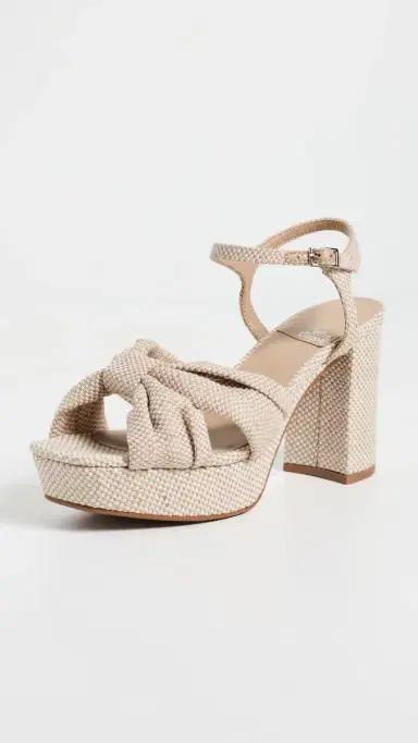 Jeffrey Campbell Dalida Platform Sandals Cream Canvas 5 | Thumbnail 2 Jeffrey Campbell Dalida Platform Sandals Cream Canvas 5 | Thumbnail 2