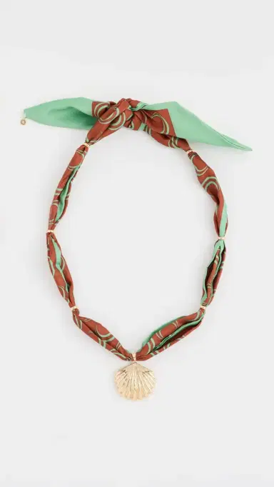 Ettika Resort Scarf Necklace Gold One Size | Thumbnail 2