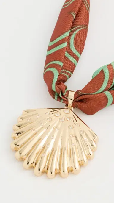 Ettika Resort Scarf Necklace Gold One Size | Thumbnail 4