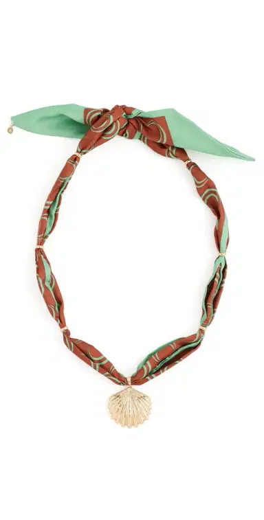 Ettika Resort Scarf Necklace Gold One Size | Thumbnail 1
