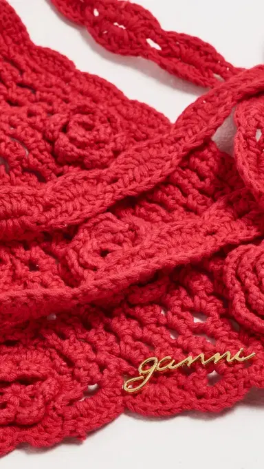 Ganni Crochet Head Scarf | Thumbnail 4