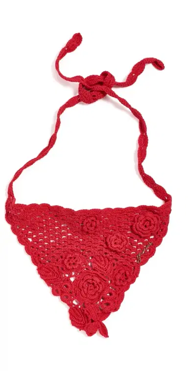 Ganni Crochet Head Scarf | Thumbnail 1