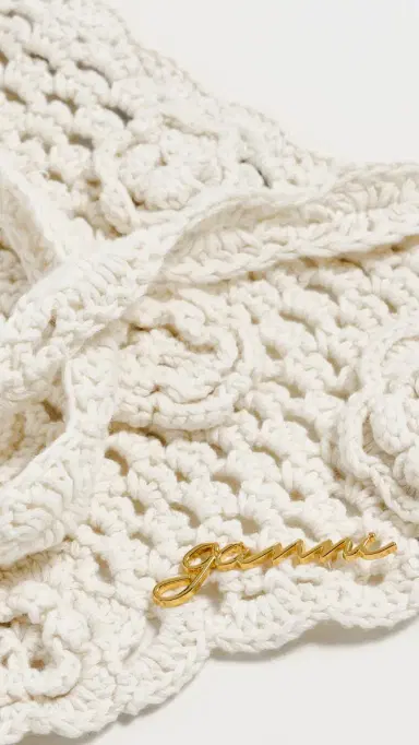 Ganni Crochet Head Scarf | Thumbnail 5