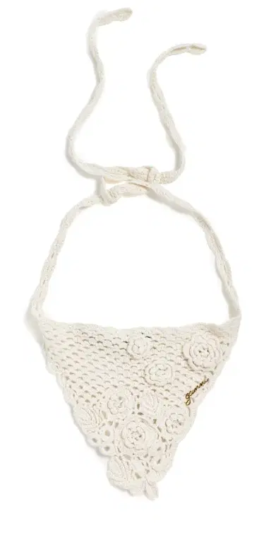 Ganni Crochet Head Scarf | Thumbnail 1