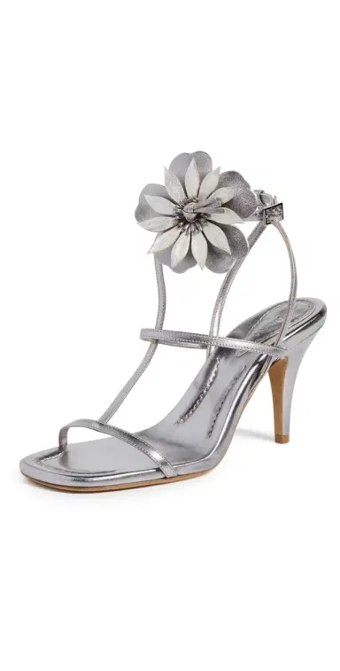 Zimmermann Belara 85 Sandals Silver | Thumbnail 1