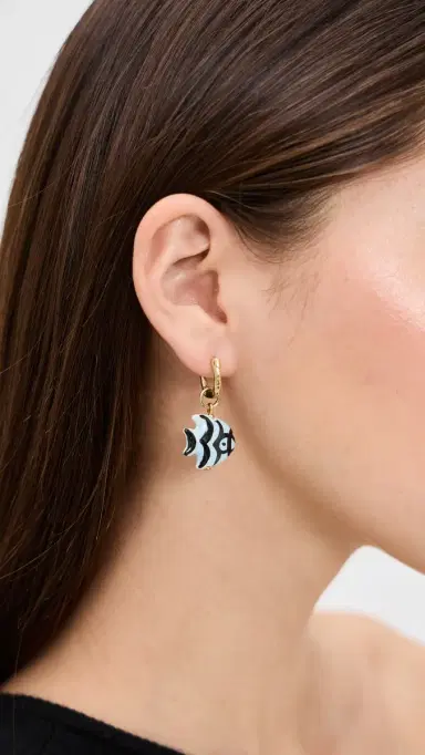 ALÉMAIS Calypso Ceramic Fish Earrings Multi One Size | Thumbnail 3 ALÉMAIS Calypso Ceramic Fish Earrings Multi One Size | Thumbnail 3