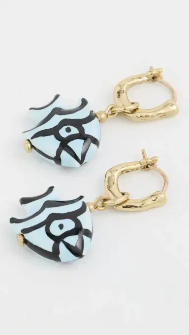 ALÉMAIS Calypso Ceramic Fish Earrings Multi One Size | Thumbnail 4 ALÉMAIS Calypso Ceramic Fish Earrings Multi One Size | Thumbnail 4