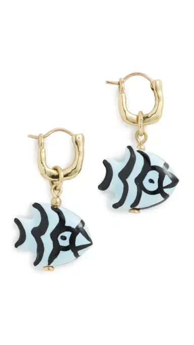 ALÉMAIS Calypso Ceramic Fish Earrings Multi One Size | Thumbnail 5 ALÉMAIS Calypso Ceramic Fish Earrings Multi One Size | Thumbnail 5