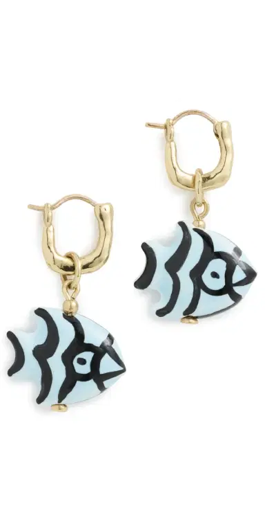 ALÉMAIS Calypso Ceramic Fish Earrings Multi One Size | Thumbnail 1 ALÉMAIS Calypso Ceramic Fish Earrings Multi One Size | Thumbnail 1