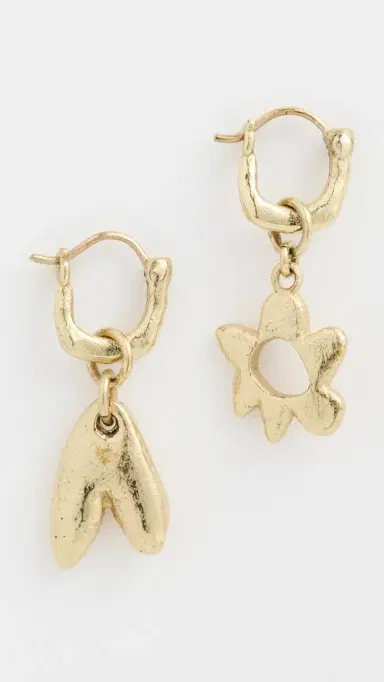 ALÉMAIS Calypso Flower and Heart Earrings | Thumbnail 2 ALÉMAIS Calypso Flower and Heart Earrings | Thumbnail 2