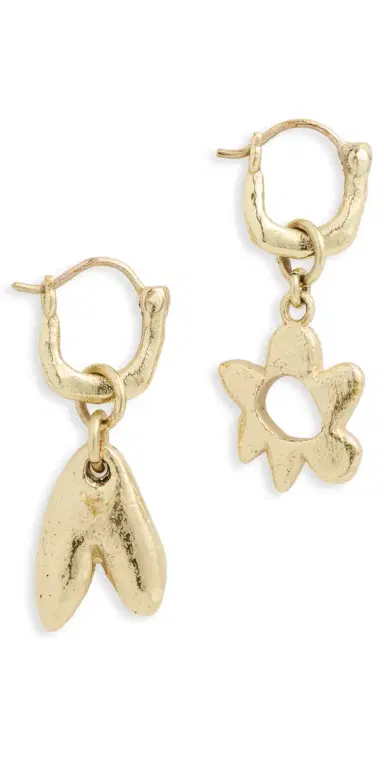 ALÉMAIS Calypso Flower and Heart Earrings | Thumbnail 1 ALÉMAIS Calypso Flower and Heart Earrings | Thumbnail 1