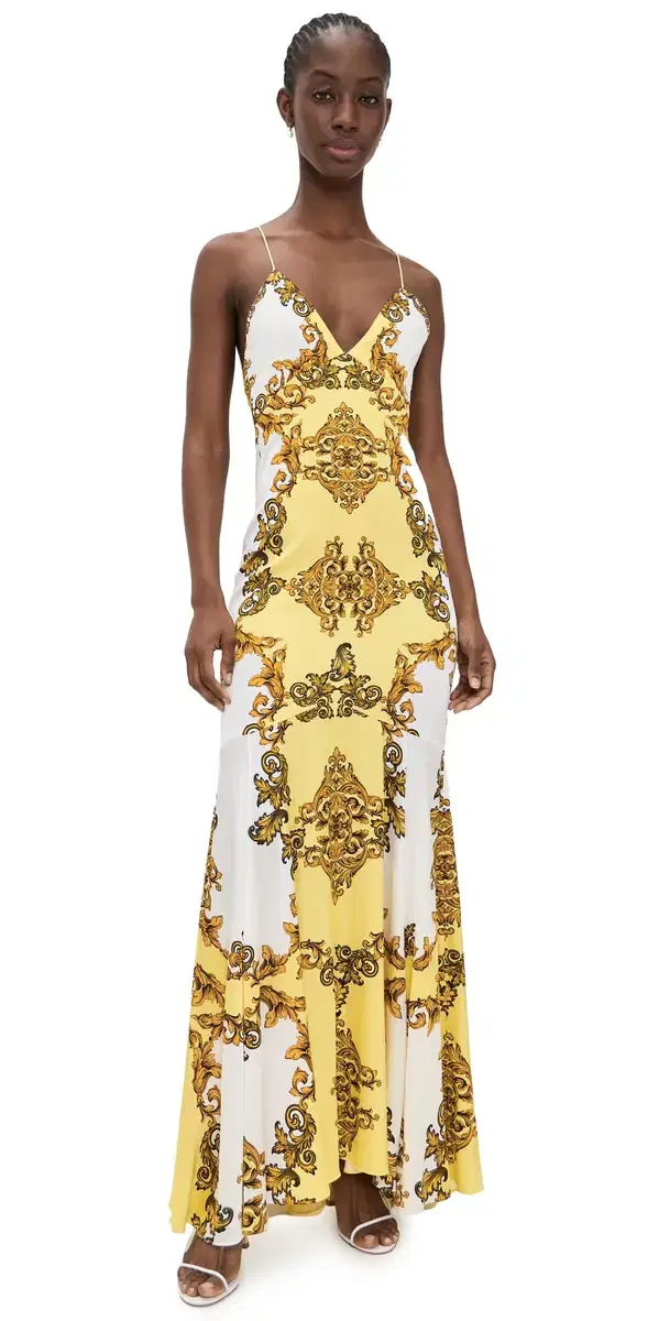 Milta Mermaid Slip Dress Golden Coast