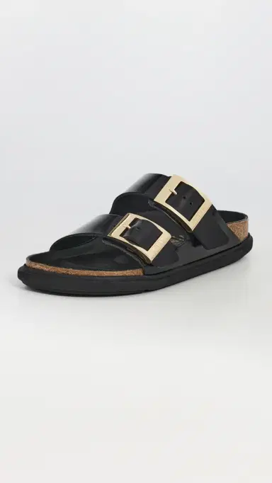 Birkenstock Arizona Droplet High Shine Sandals Black 41 | Thumbnail 2