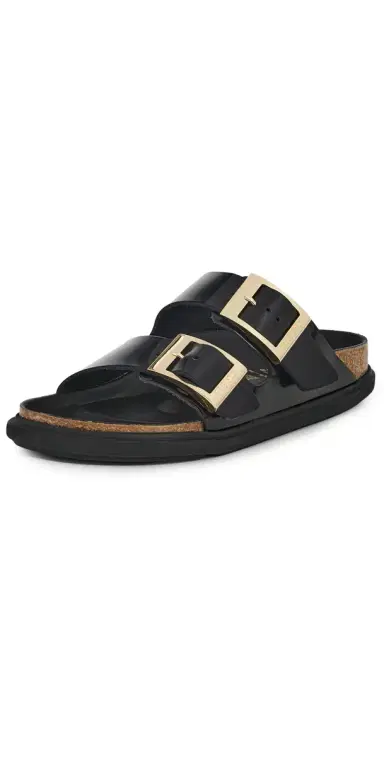 Birkenstock Arizona Droplet High Shine Sandals Black 41 | Thumbnail 1