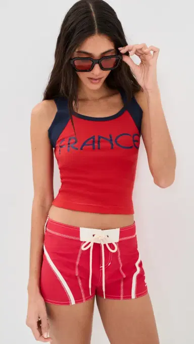 Made Some Sportswear France Tank Top Red/Navy L | Thumbnail 2 Made Some Sportswear France Tank Top Red/Navy L | Thumbnail 2