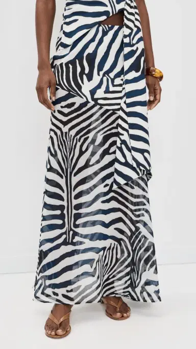 SEVEN WONDERS Sahara Low Waisted Maxi Skirt Sahara Black | Thumbnail 2