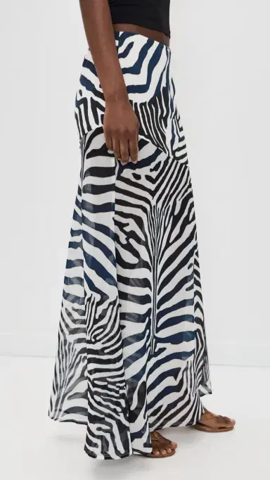 SEVEN WONDERS Sahara Low Waisted Maxi Skirt Sahara Black | Thumbnail 4